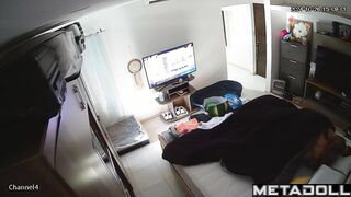 Big tits Spanish blonde mom gives her husband a handjob HD