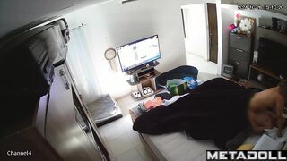 Big tits Spanish blonde mom gives her husband a handjob HD