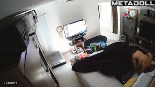 Big tits Spanish blonde mom gives her husband a handjob HD