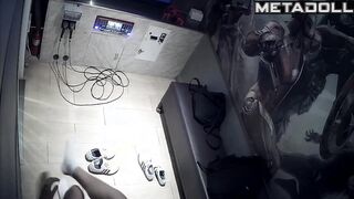 Korean couple groping each other all night