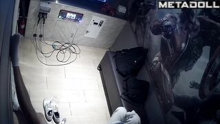 Korean couple groping each other all night