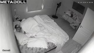 Fat Greek blonde wife wets the bed while fucking online
