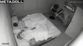 Naughty naked blonde step-mom fingers in her bed leaked video
