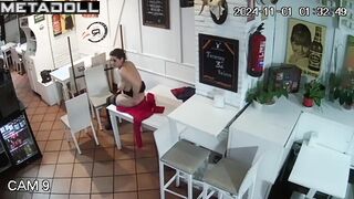 Cheating Norwegian brunette wife gets fucked in doggy style spy cam