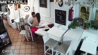 Cheating Norwegian brunette wife gets fucked in doggy style spy cam