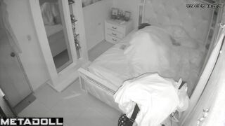 Perverse Spanish brunette mom rides her boyfriend real spy cam