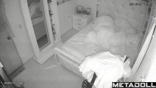 Perverse Spanish brunette mom rides her boyfriend real spy cam