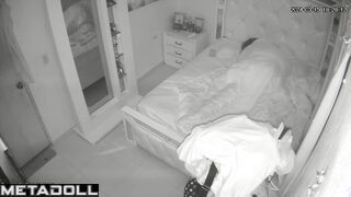 Perverse Spanish brunette mom rides her boyfriend real spy cam