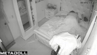 Perverse Spanish brunette mom rides her boyfriend real spy cam