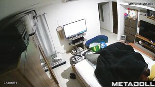 Naked Russian brunette mature mom rides her boyfriend hidden camera