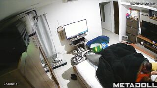 Naked Russian brunette mature mom rides her boyfriend hidden camera