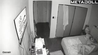 Old Spanish blonde mature mom fucks a young guy spy cam record