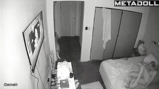 Old Spanish blonde mature mom fucks a young guy spy cam record
