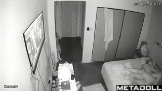 Old Spanish blonde mature mom fucks a young guy spy cam record