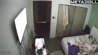 Old Spanish blonde mature mom fucks a young guy spy cam record