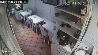 Slut Belgian brunette wife fucks a young guy hidden camera