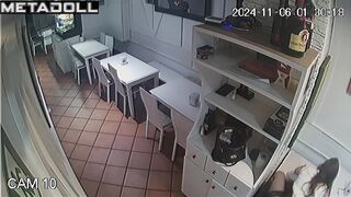 Slut Belgian brunette wife fucks a young guy hidden camera