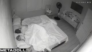 Naughty naked Swedish blonde teacher rubs her pussy while thinking about scissoring porn