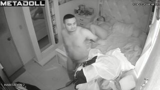 Tattooed Estonian brunette mature wife gets fucked on the couch