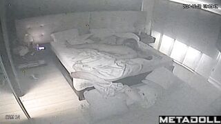 Real Portuguese couple fuck in their bed wildly recording
