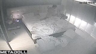 Real Portuguese couple fuck in their bed wildly recording