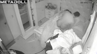 Skinny Swedish brunette wife pleases her husband spy cam