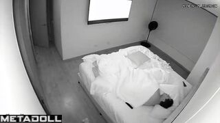 Russian newly married couple fuck in their bed HD