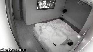 Russian newly married couple fuck in their bed HD