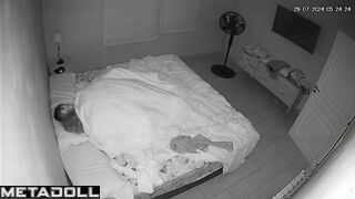 Old Australian blonde student girl rides her husband spy cam record