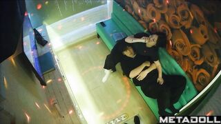 Korean girl gives her boyfriend a blowjob