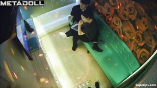 Korean girl gives her boyfriend a blowjob