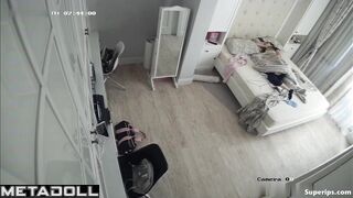 Russian teenage sisters changing clothes