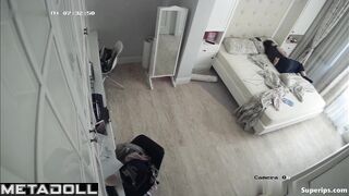 Russian teenage sisters changing clothes