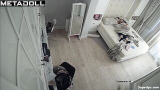 Russian teenage sisters changing clothes