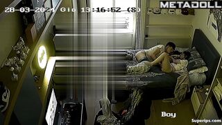 French guy masturbates his stepsister