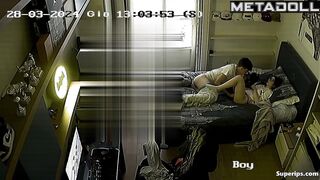 French guy masturbates his stepsister