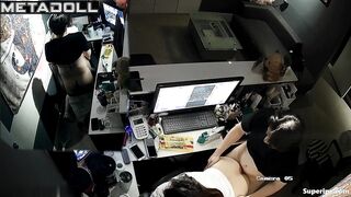 Korean coworkers fuck in the office