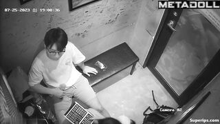 Korean college girl with her boyfriend