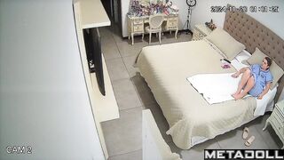 Beautiful wife masturbates to orgasm