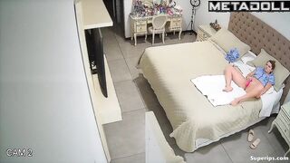 Beautiful wife masturbates to orgasm