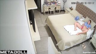Beautiful wife masturbates to orgasm