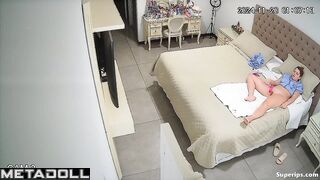 Beautiful wife masturbates to orgasm