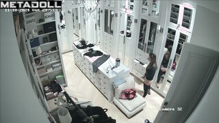 Naughty naked Italian step-mom fingers watching porn with a vibrator