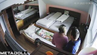 Fat Danish brunette woman fucks her husband in her daughter’s room live stream