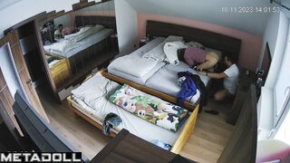 Fat Danish brunette woman fucks her husband in her daughter’s room live stream