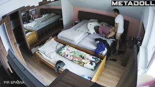 Fat Danish brunette woman fucks her husband in her daughter’s room live stream