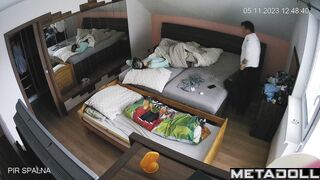 Naked British brunette mature wife fucks with her boss spy cam