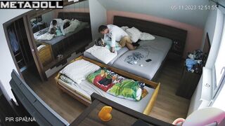 Naked British brunette mature wife fucks with her boss spy cam