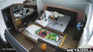 Naked British brunette mature wife fucks with her boss spy cam