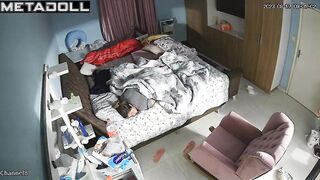 Sweet Dutch brunette aunt masturbates while watching bukkake porn